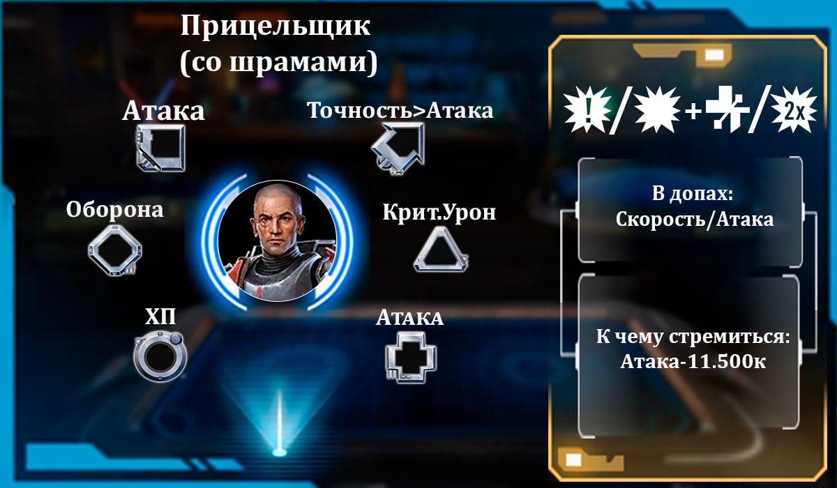 Прицельщик (со шрамами)
